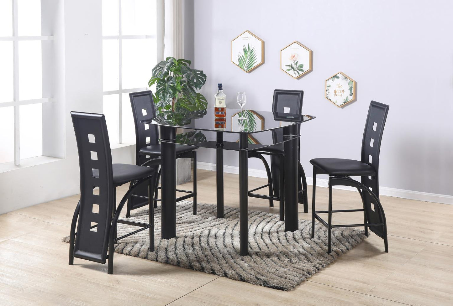 BLACK PUB CHAIRS (PRICE PER CHAIR/MOQ 2)