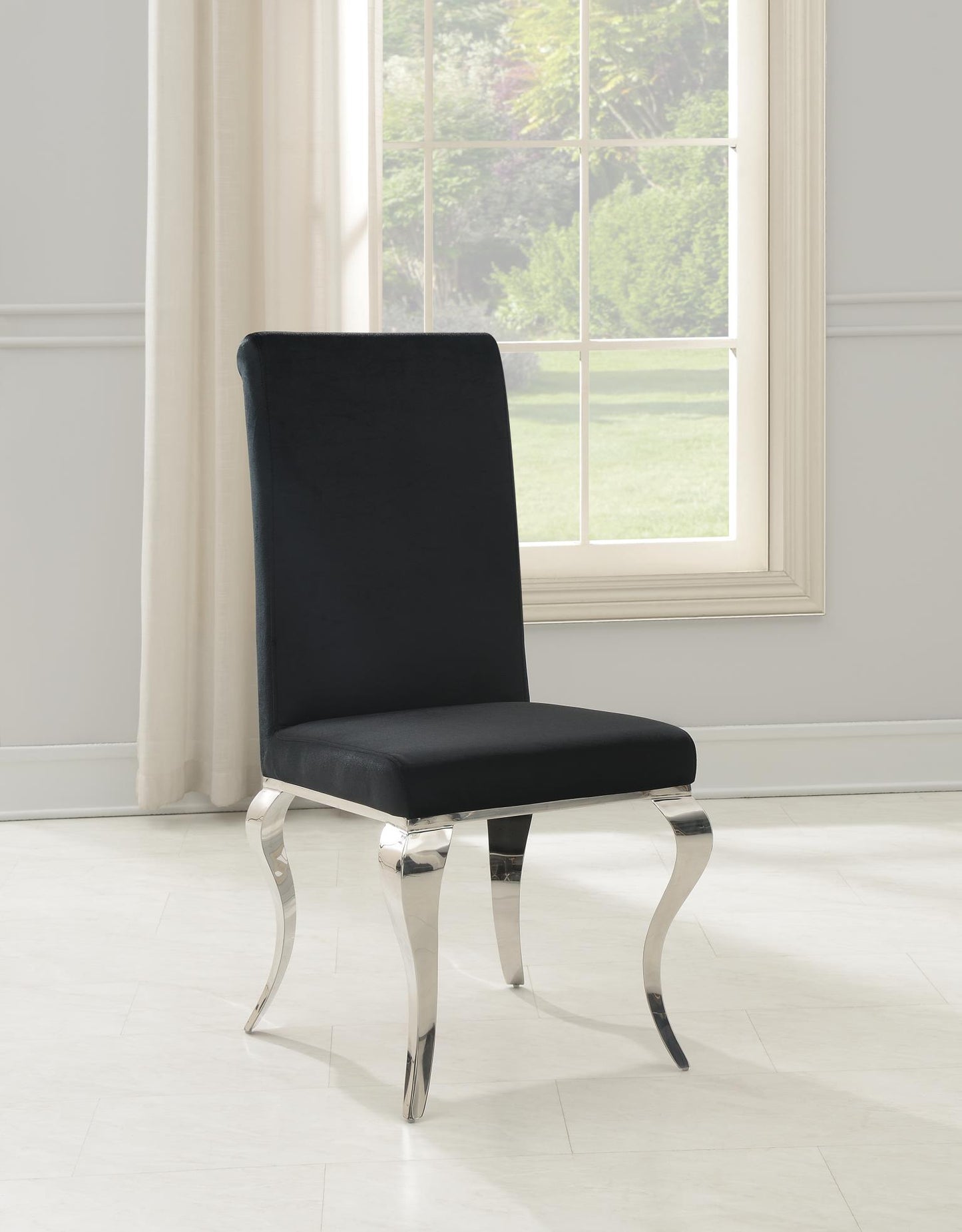 BLACK DINING CHAIR (PRICE PER CHAIR/MOQ 2)