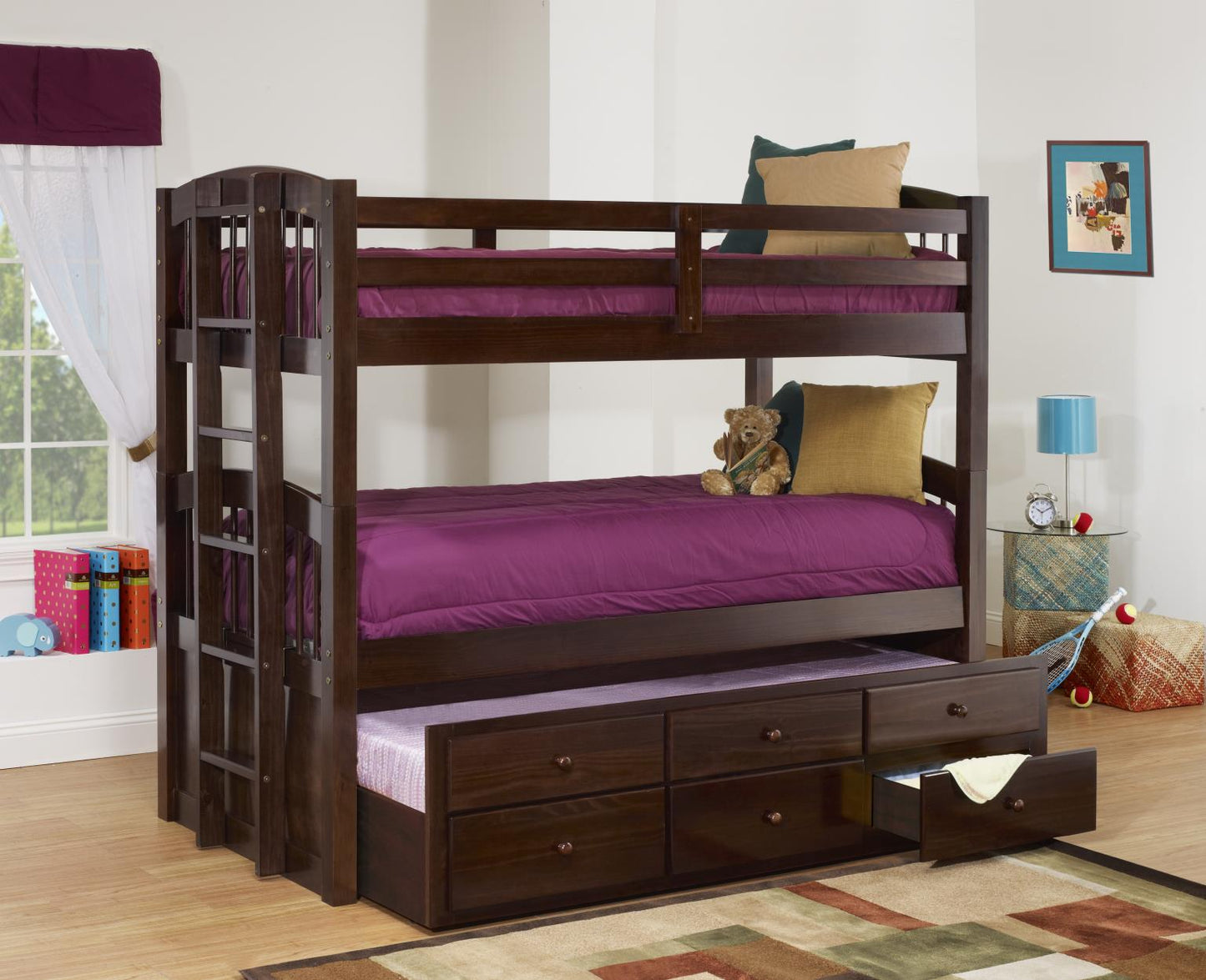 JAVA TRIPLEX TWIN BUNK BED