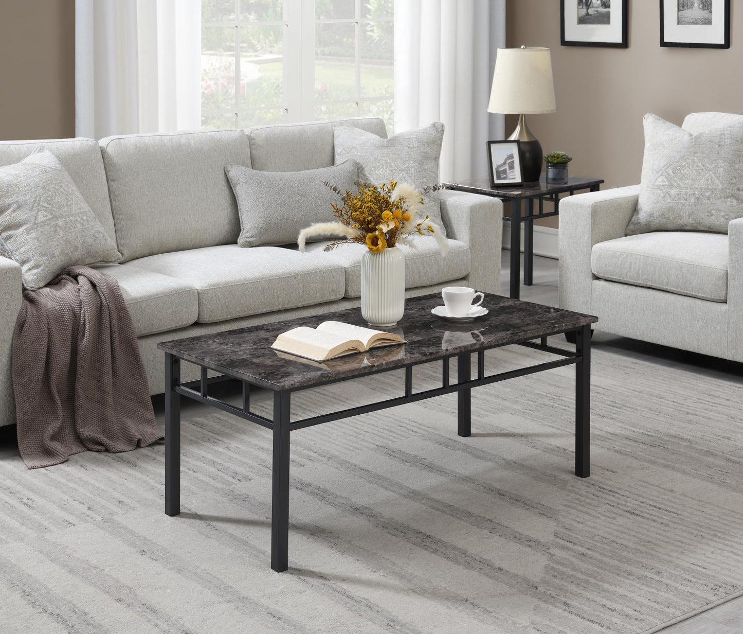 GRAY 3 PK TABLE SET (3/CN)