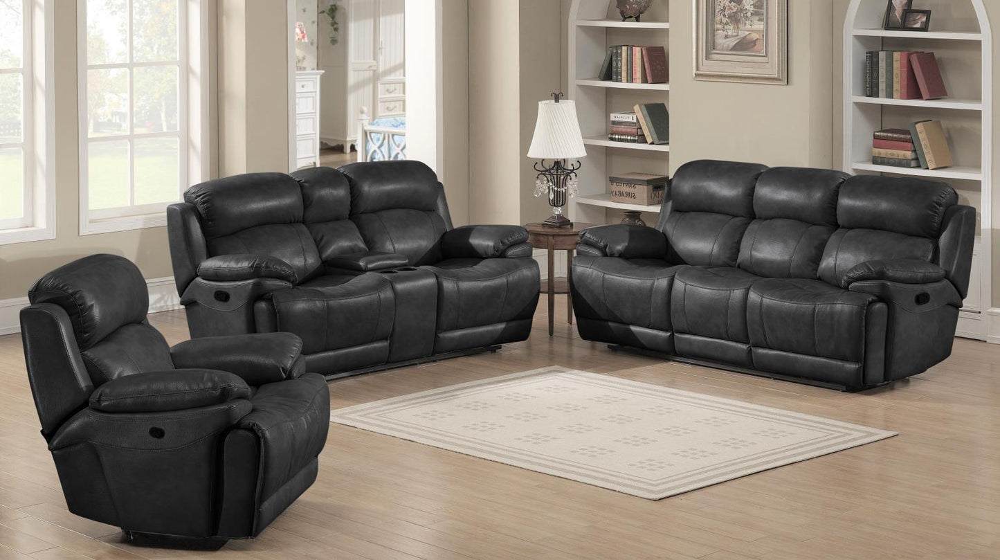 BLACK MOTION GLIDER RECLINER