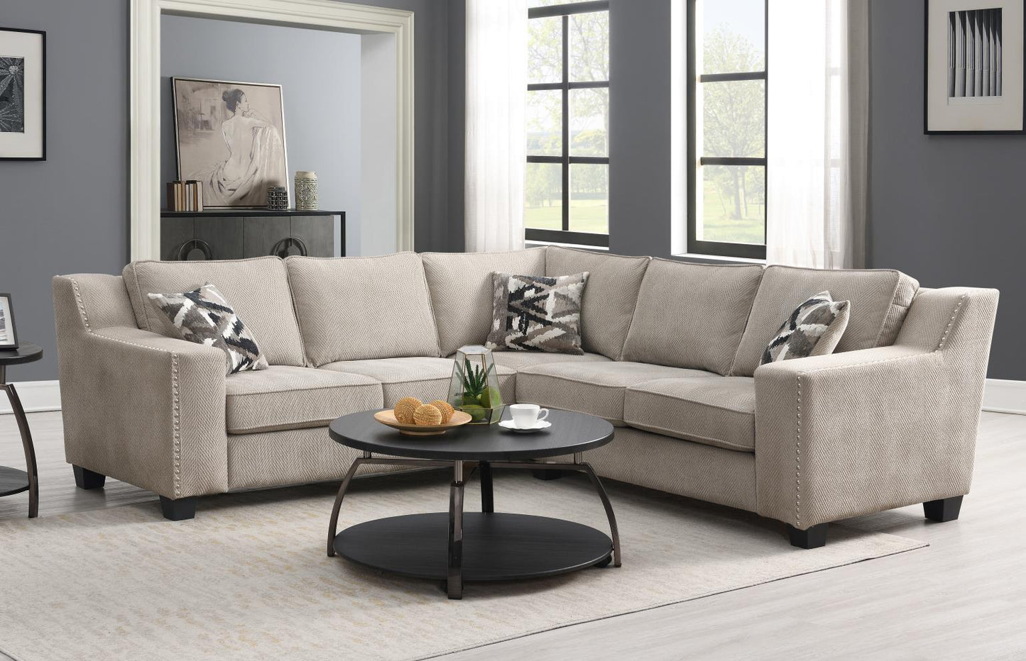 SAND 2 PC SECTIONAL