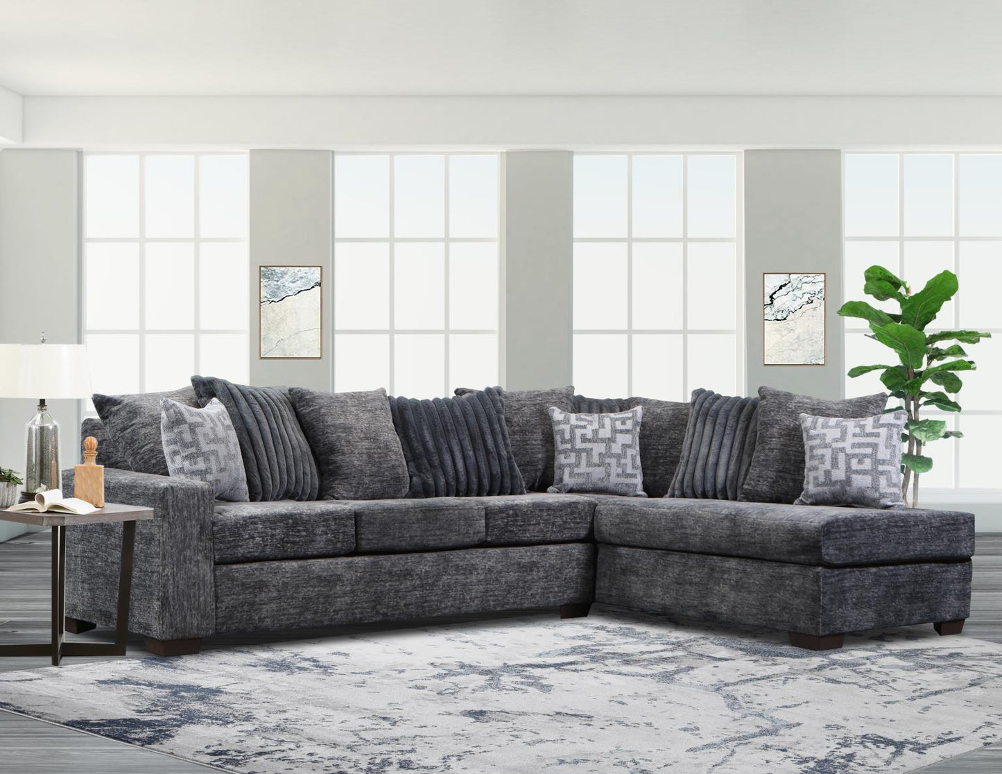 CHARCOAL SECTIONAL