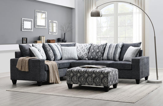 GRAY 2PC SECTIONAL